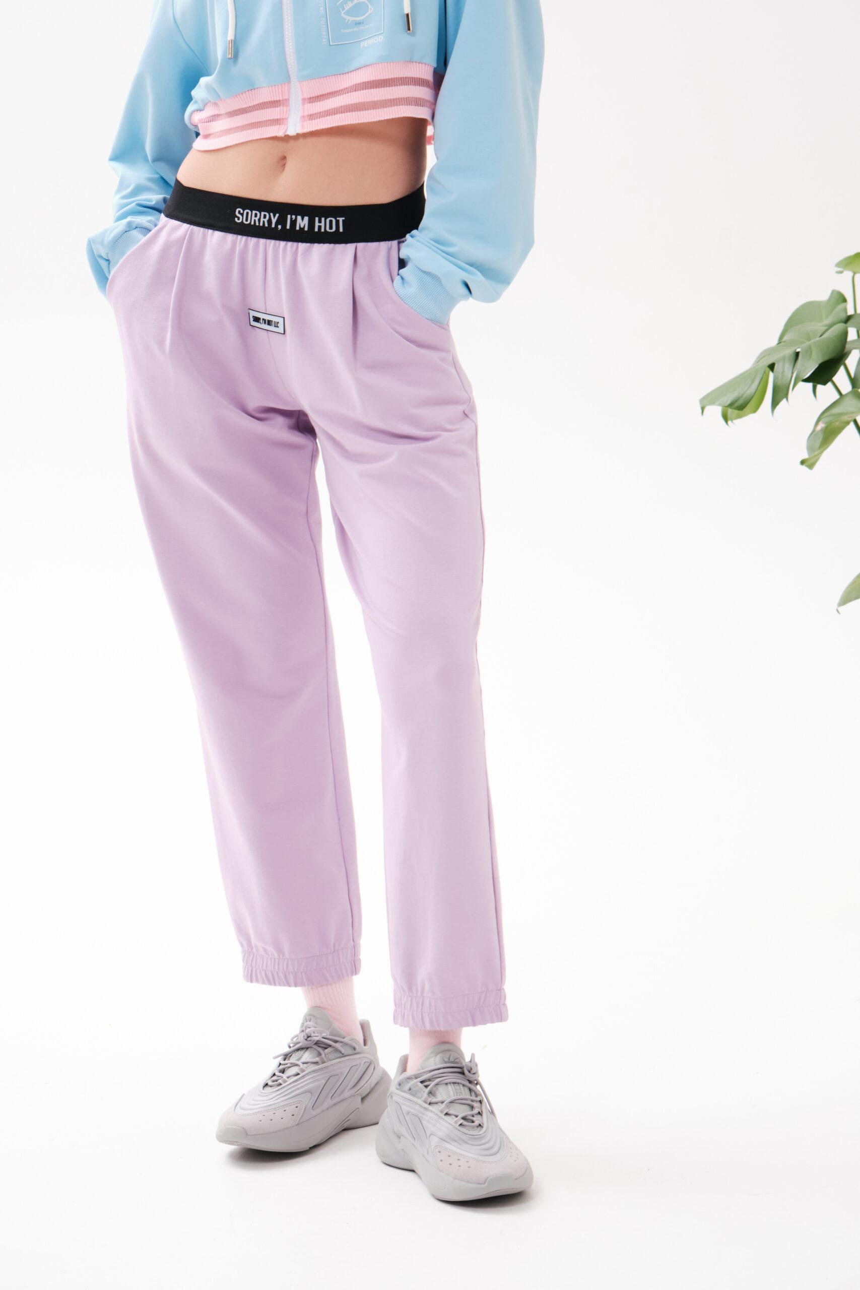 JOGGERS BASIC LILAC WOMEN