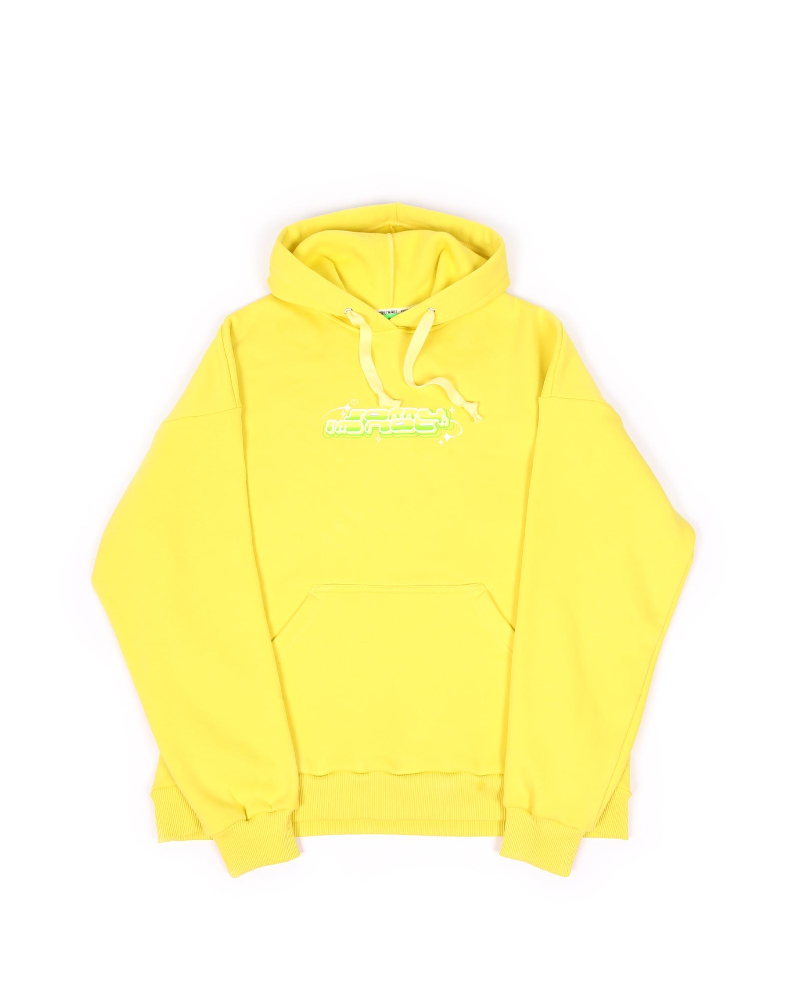 HOODIE YELLOW NEW LOGO SORRY